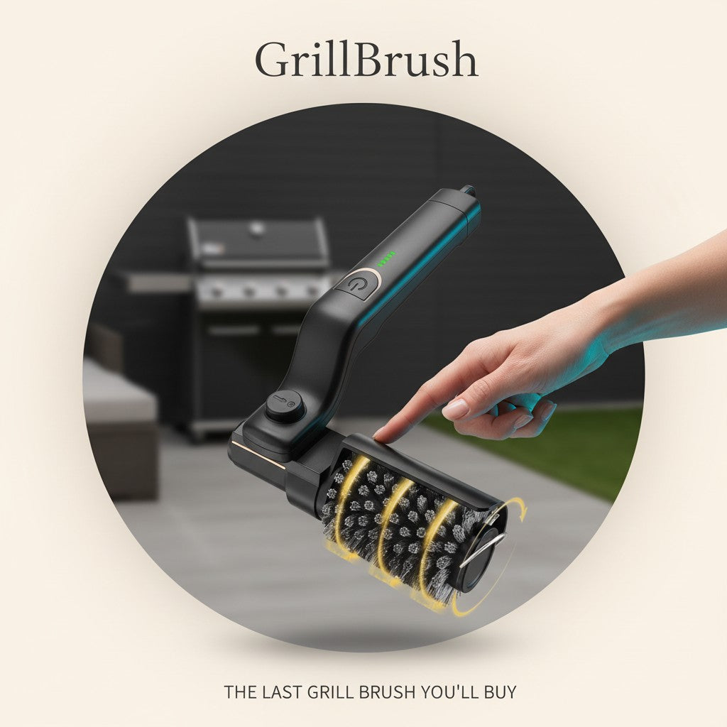 GrillGlow™ Rotating Electric Grill Cleaner